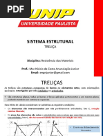 5 - TRELIÇA - RESISTÊNCIA DE MATERIAIS