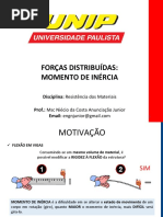 3 - Momento de Inércia - Resistência de Materiais