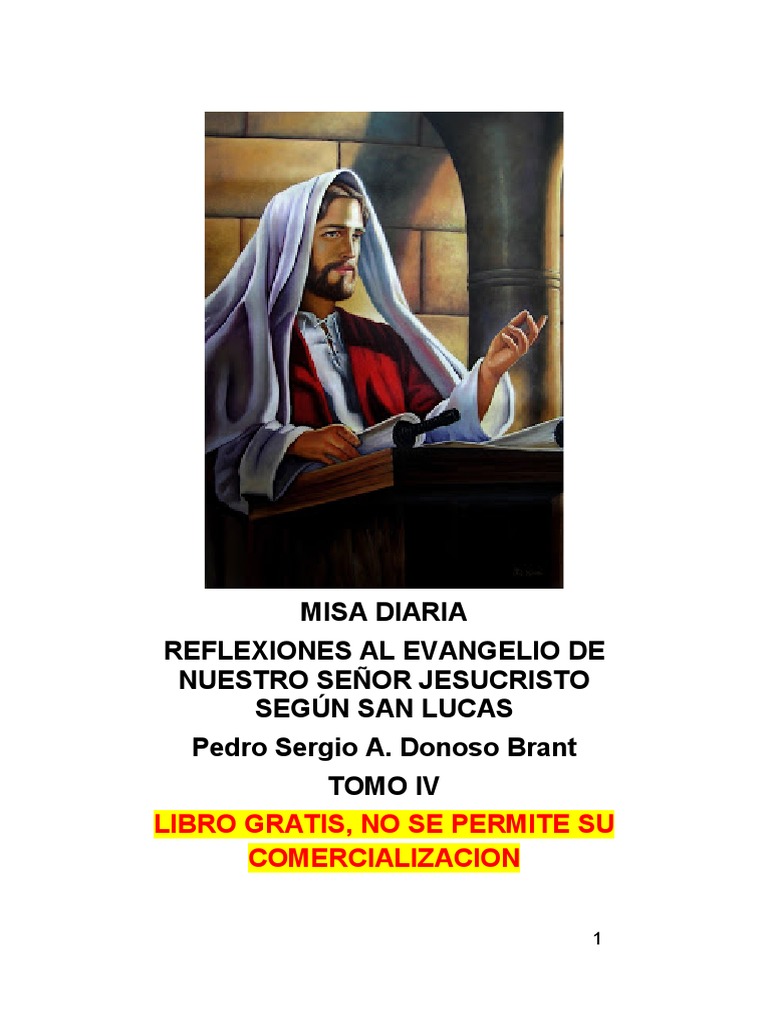 Reflexion Misa Diaria Lucas Vi Donoso Pdf Pdf Maria Madre De Jesus Jesus