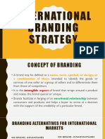 International Branding Strategy