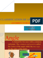 Classification of Angles