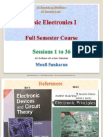 Basic Electronics I Course - 36 Hours of Lectures by Mouli Sankaran