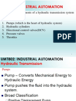Hydraulic Transmission Systems in Industrial Automation