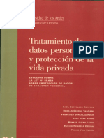 Cuaderno de Extensión Jurídica #5 Tratamiento de Datos Personales y Protección de La Vida Privada