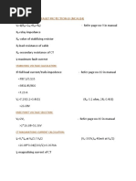 Restricted Earth Fault Protection-Lv (Mcag14) : Stabilising Voltage Calculation