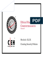 CEHv6 Module 49 Creating Security Policies PDF