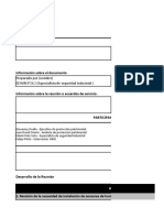 Acta Protección para Revisión de Detectores de Humo.