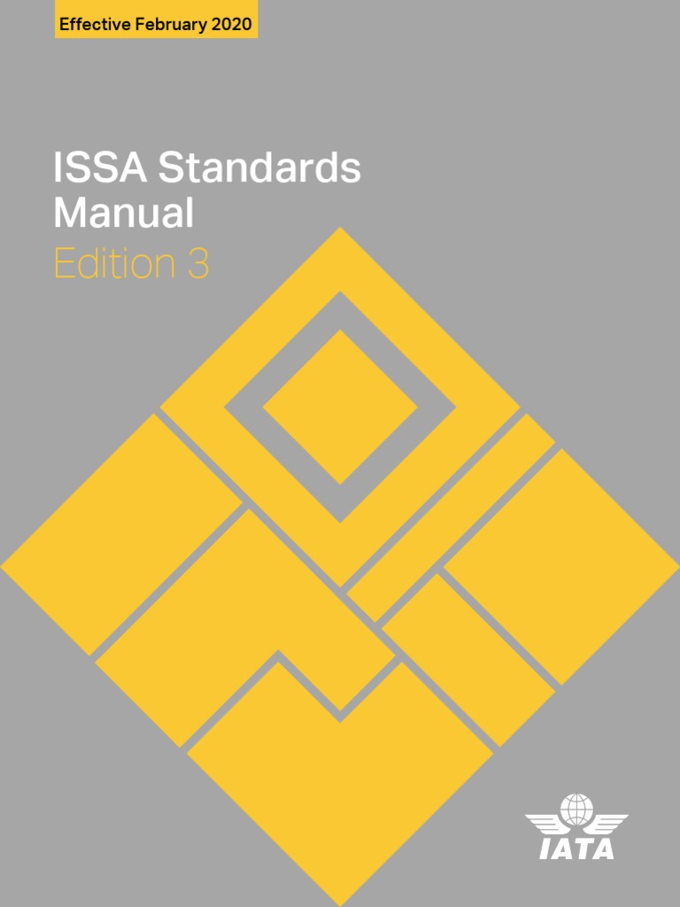 ISSA Standards Manual: Edition 3 | PDF | Audit | Specification ...