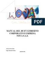Manual Del Buen Gobierno Corporativo Empresa Nova S.A.S.