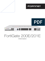 FortiGate 200E 201E Supplement 20190912