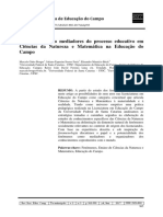 2017, Fenômenos Como Mediadores Do Processo Educativo em Ciências Da Natureza e Matemática Na Educação Do Campo