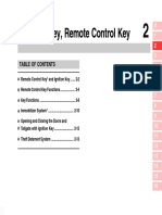 Ignition Key, Remote Control Key