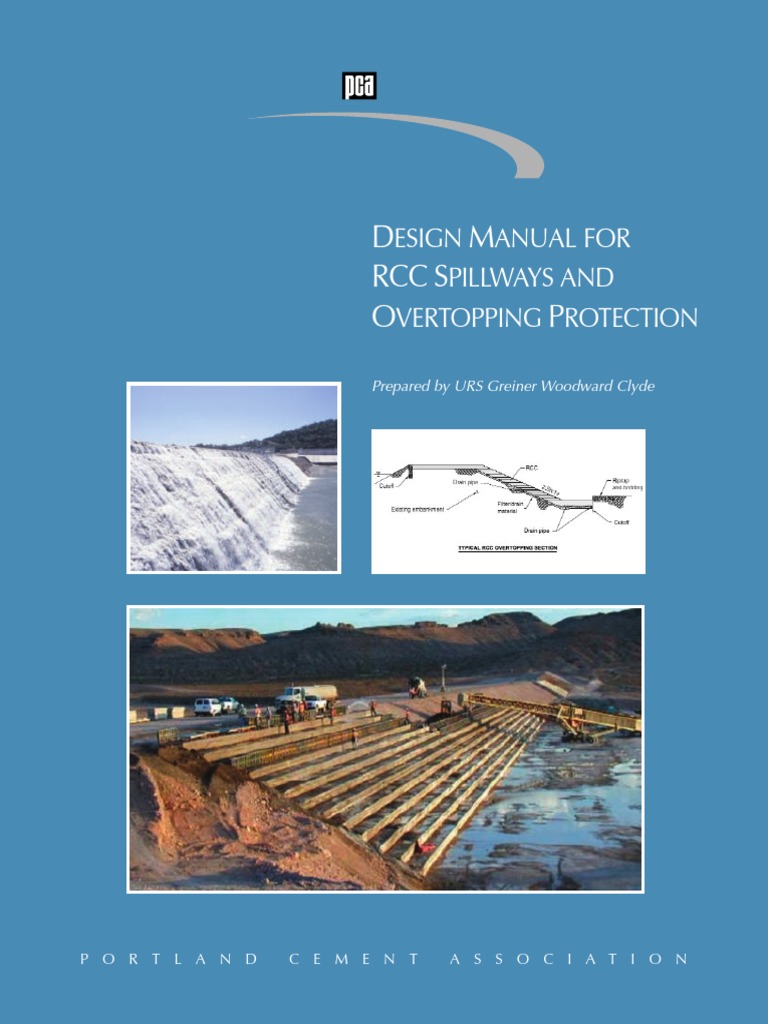 Eb 218 Design Manual Overtopping Cover 2 | PDF | Spillway | Dam