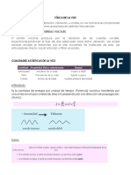 Fisica de La Voz