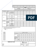 VALVE SPECIFICATIONS FOR VARIOUS MATERIALS AND SERVICES