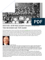 Origin of Pipe Bands