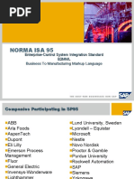 Norma Isa 95: Enterprise-Control System Integration Standard B2Mml Business To Manufacturing Markup Language