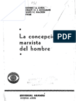 La Concepción Marxista Del Hombre - Iakov Roguinski, Aleksandr R. Luria, Aleks N. Leontiev, Kosik - PDF
