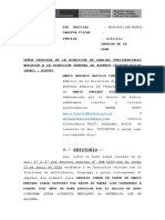 Solictud Al Penal para Conmutación Olaya Cespedez
