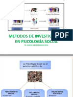 Metodos de Investigacion en Psicología Social