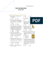 Bank Soal UN Kelas IX SMP Matematika PDF