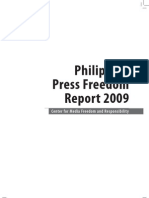 CMFR Philippine Press Freedom Report 2009