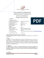 SPA-ADMINISTRACIÓN -DESARROLLO ORGANIZACIONAL 2019-I- 111672