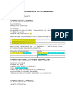 Modelo de Acta de Inicio