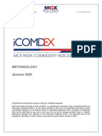 Methodology January 2020: MCX Icomdex Methodolology