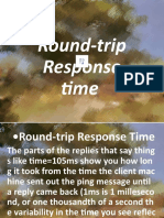 Round-Trip Response Time