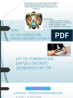 Ley de Fomento del Empleo y Prácticas Pre-Profesionales