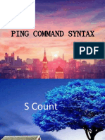 Ping Command Syntax