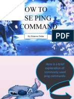 How To Use Ping Command: By:Marivic Delin