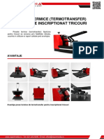 Prese Termice Termotransfer Spotline Inscriptionat Tricouri Z Spot Media SRL