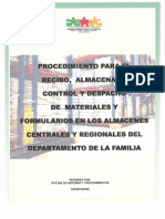 2008 - Procedimiento para El Recibo Almacenaje Control y Despacho de Materiales en Los Almacenes Part1