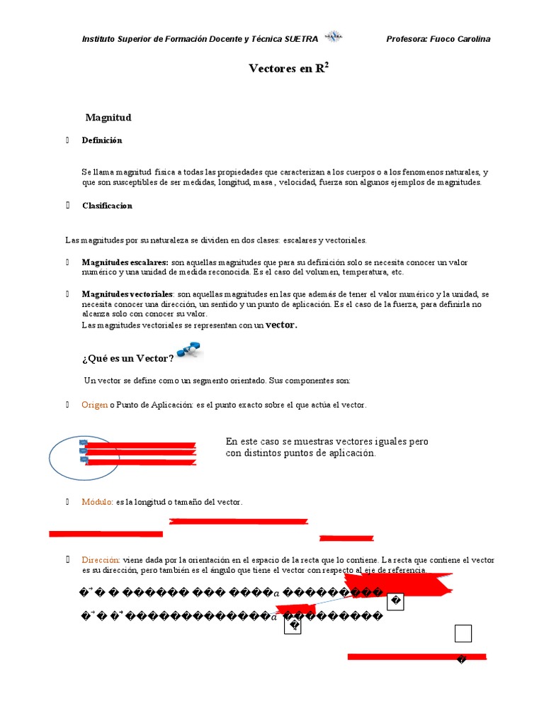 Vectores en R2 | PDF | Vector Euclidiano | Álgebra abstracta