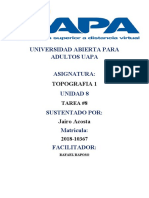 Universidad Abierta para Adultos Uapa Tarea 8 Topografia