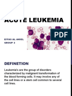 Acute Leukemia: Eiyas Al Akiel Group 2