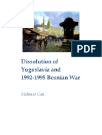 Dissolution of Yugoslavia and 1992-1995