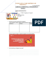 Área de Desarrollo Personal Ciudadania y Civica