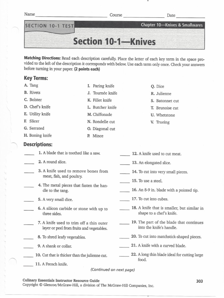 Chapter 10 Knives & Smallwares PDF