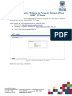 Sistema de Foros Del Campus Virtual PDF