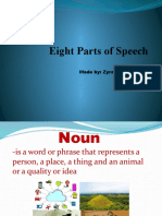 Eight Parts of Speech