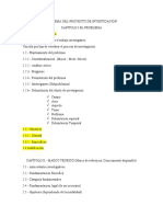 Esquema de Un Proyecto de Investigación