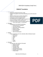 PRINCE2® Foundation (Study Notes)