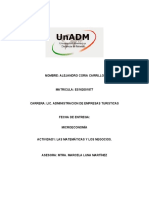 U1. Actividad 1. Las Matemáticas y Los Negocios.