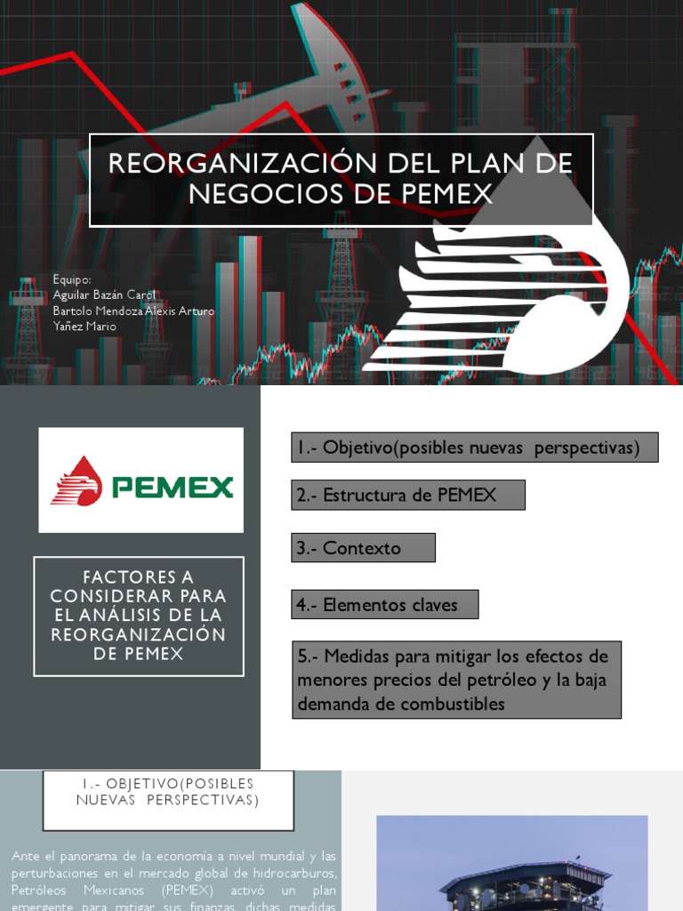 Reorganización Del Plan de Negocios de Pemex PDF | PDF | Petróleo ...