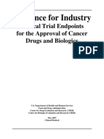 FDA Anticancer drug trail