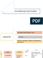 NÓDULO PULMONAR SOLITARIO Terminada