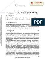 Integrating With Neurons: Ann. Rev. Neurosci. 1989. 12,' 33 - 45
